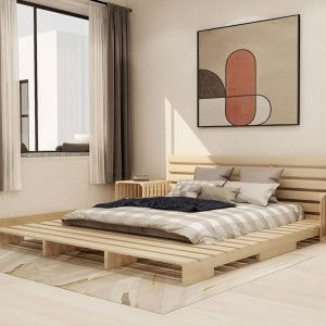 Giường gỗ thông Pallet