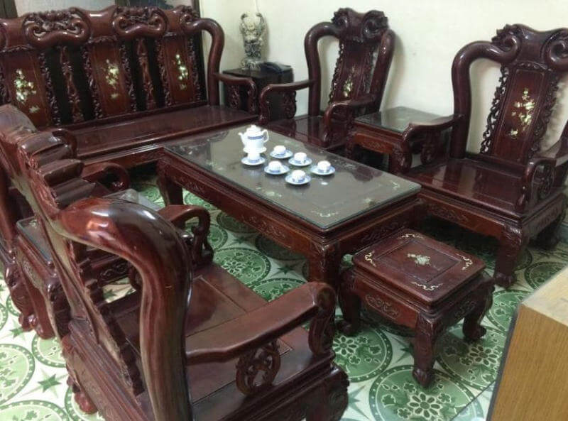 Tổng hợp các mẫu bàn ghế phòng ăn mặt tròn đồ gỗ đồng kỵ