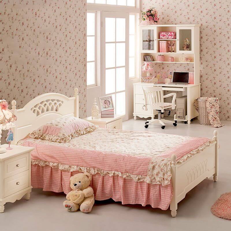 giường công chúa gỗ hương