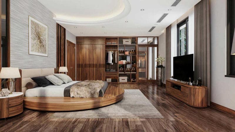 mẫu giường gỗ tự nhiên