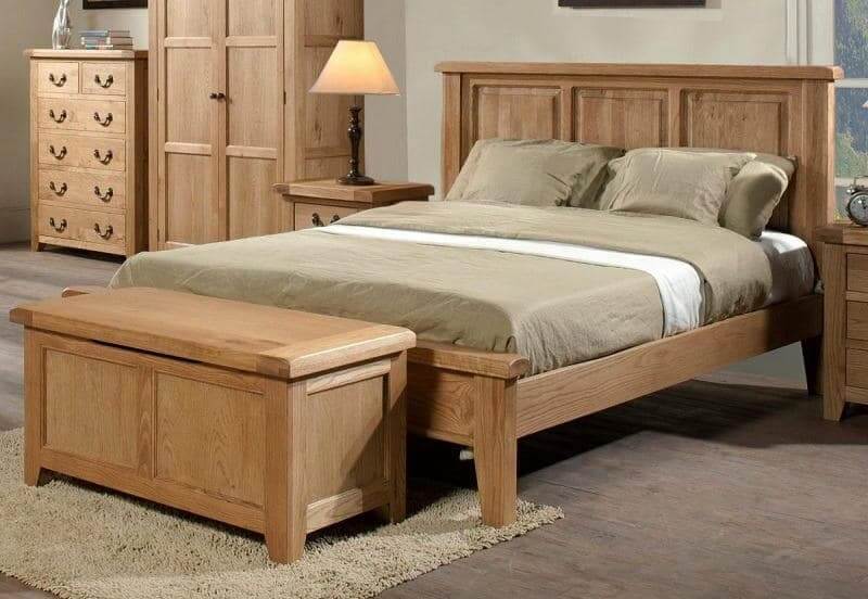 mẫu giường gỗ sồi Nga đẹp
