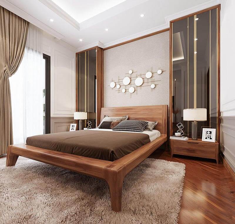 bộ giường ngủ gỗ cao cấp