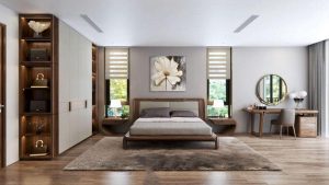 giường gỗ gõ đỏ cao cấp