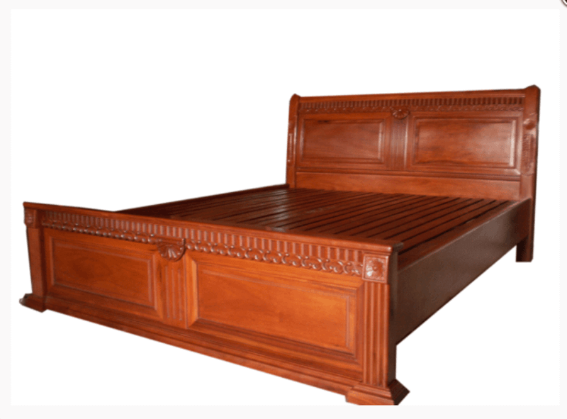 giường gỗ gụ 1m8 x 2m