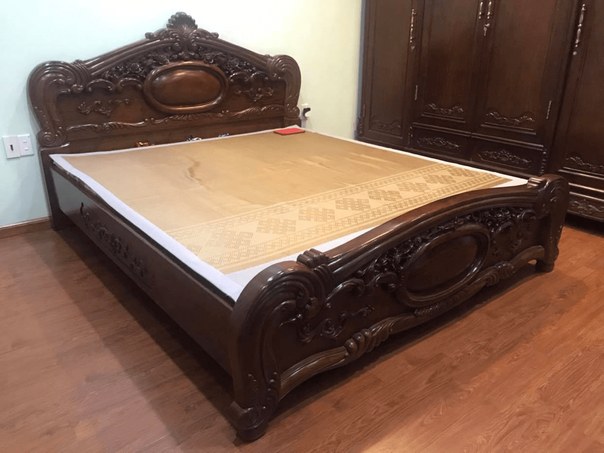 giường gỗ hương đồng kỵ