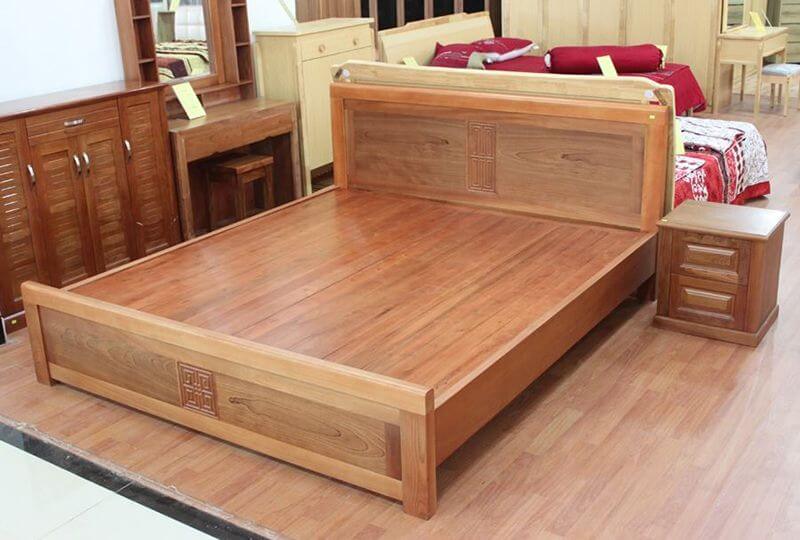 giường gỗ xoan đào đẹp