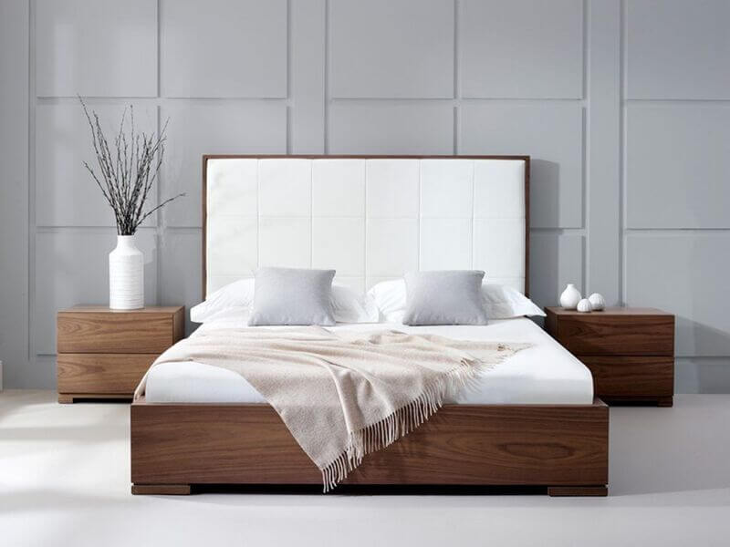 mẫu giường gỗ 1m8x2m cao cấp