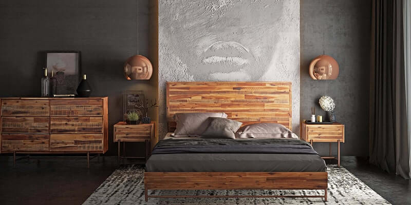 mẫu giường gỗ 1m8x2m giá rẻ
