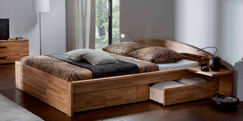 mẫu giường gỗ 1m8x2m rẻ