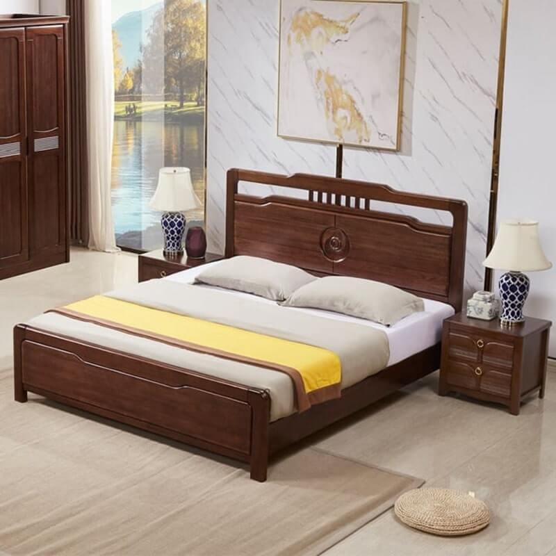 giường gỗ 2mx2m2
