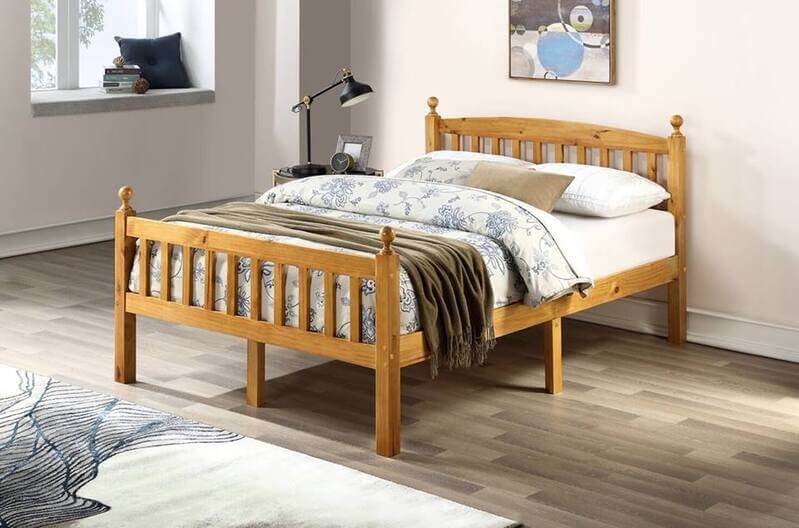 mẫu giường gỗ dổi đẹp