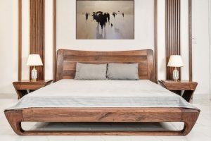 các mẫu giường gỗ óc chó đẹp