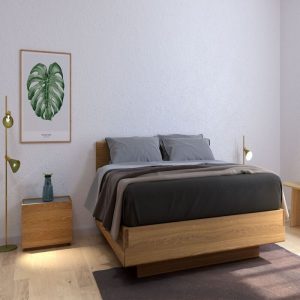 Mẫu giường gỗ Pơ Mu đẹp