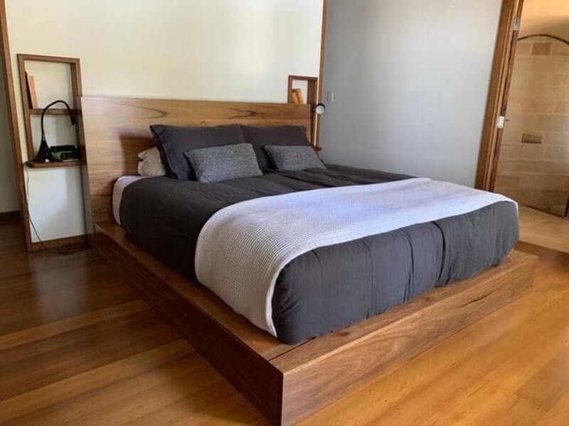mẫu giường phản gỗ đẹp phong thủy