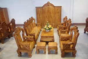 sa lông gỗ gõ đỏ tay 10