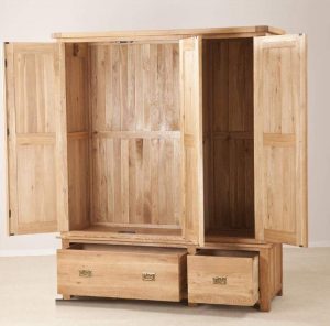 tủ quần áo gỗ 2 buồng