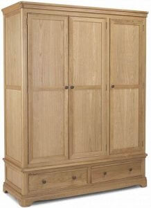 tủ gỗ sồi 3 cánh