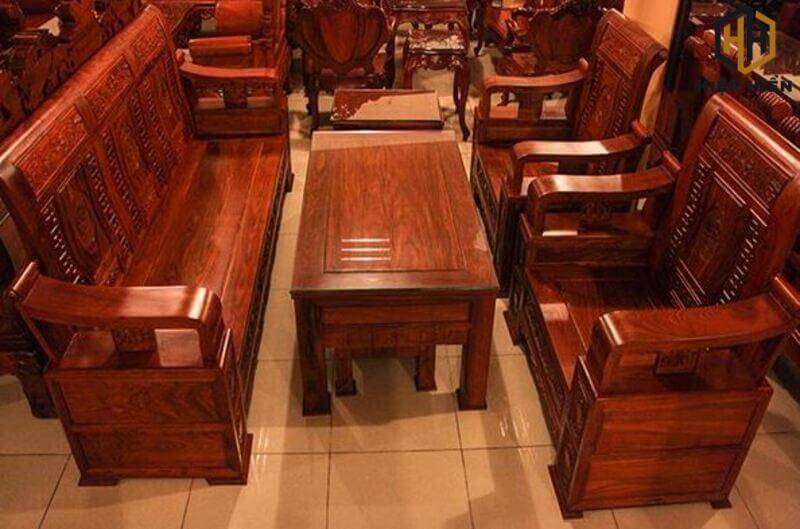 bàn ghế gỗ hương lào