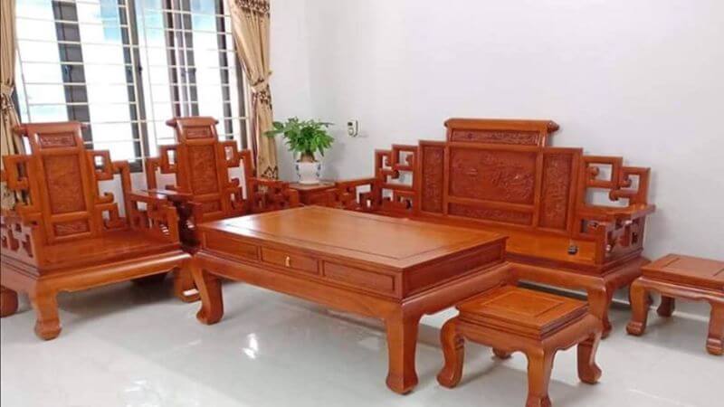 bàn ghế gỗ hương nam phi