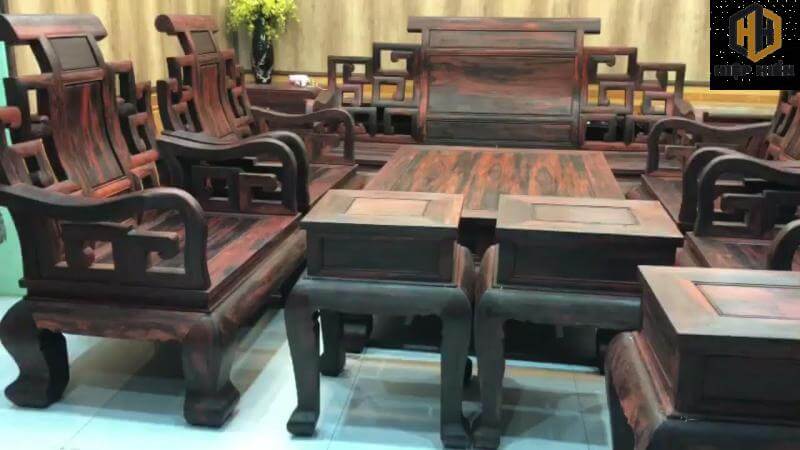 bàn ghế sơn thủy gỗ tự nhiên
