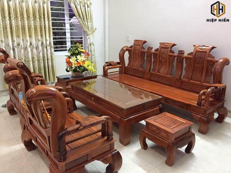 bàn ghế tần thủy hoàng gỗ hương vân cao cấp