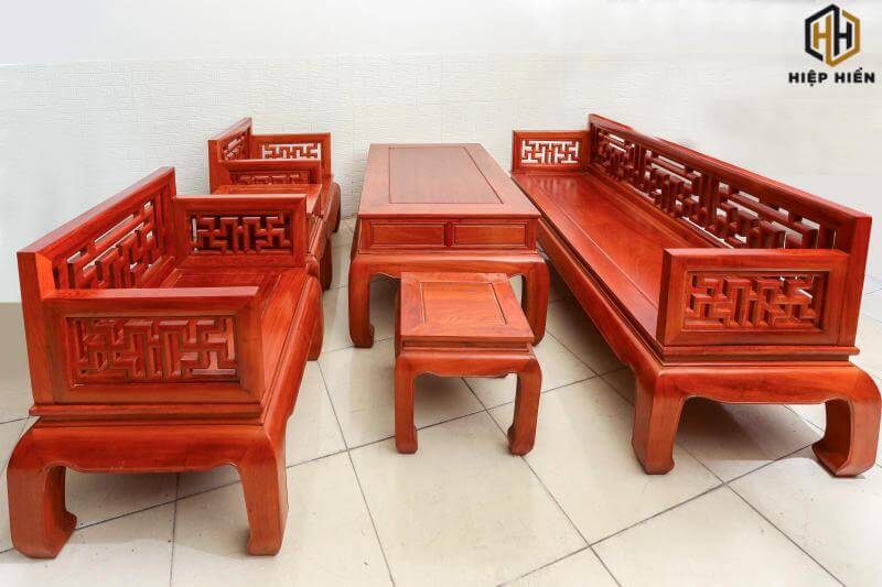 bộ bàn ghế gỗ hương