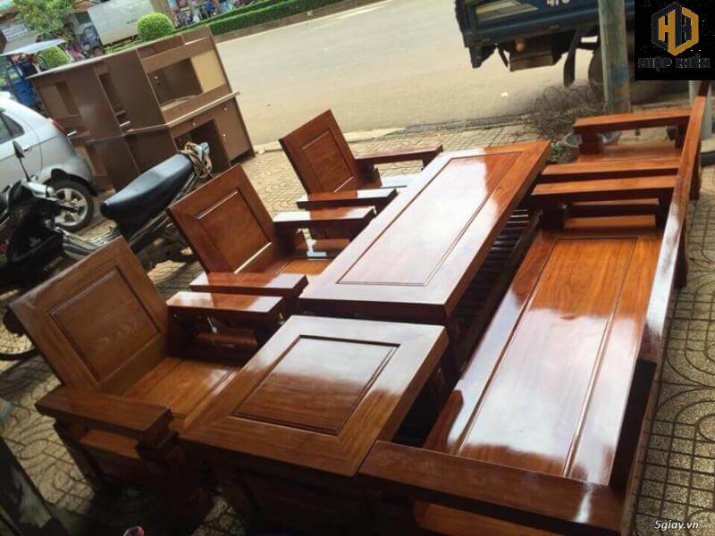 bộ bàn ghế nhật lùn chất liệu gỗ hương