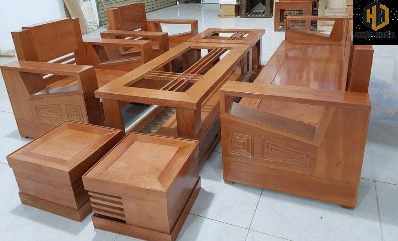 bộ bàn ghế nhật lùn chất liệu gỗ hương