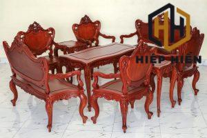 bộ bàn ghế thái phượng gỗ gụ