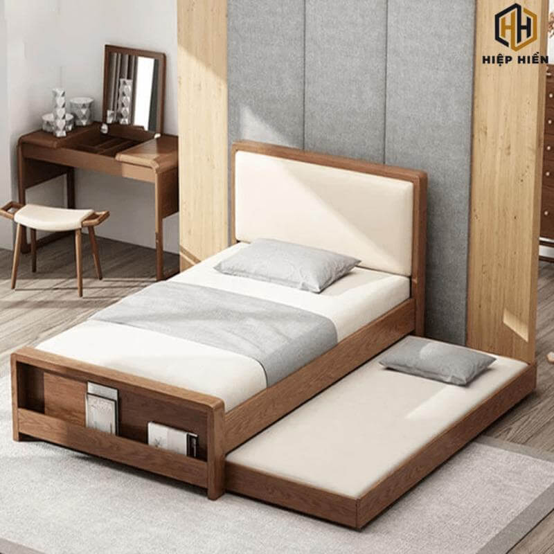 Mẫu giường gấp gỗ đẹp đơn giản