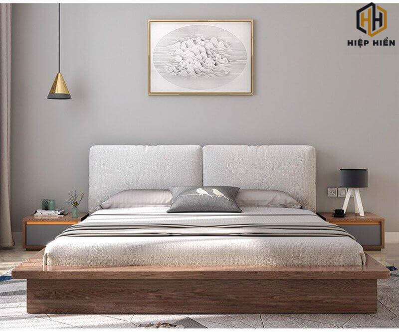 mẫu giường gỗ bệt đẹp đơn giản