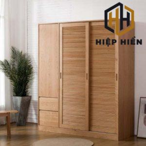 tủ áo 2 buồng gỗ gụ mật