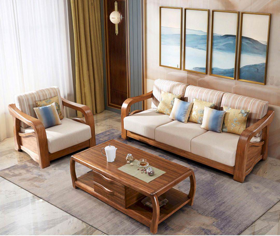 cách chọn bàn ghế gỗ phòng khách