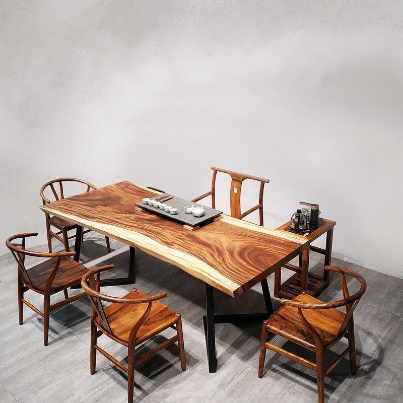 bàn ghế gỗ tự nhiên phòng ăn