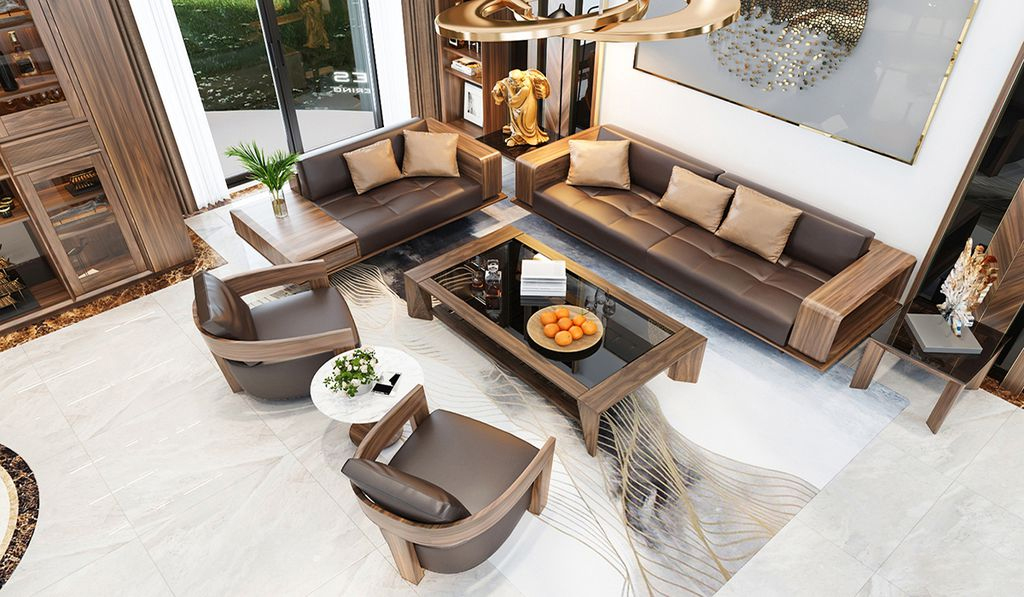 bài trí bàn ghế nhà phố