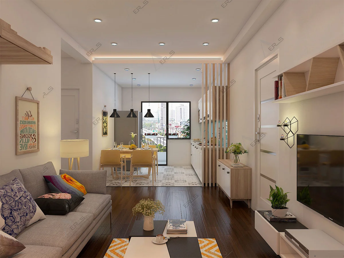 Cách sắp xếp bàn ghế phòng khách