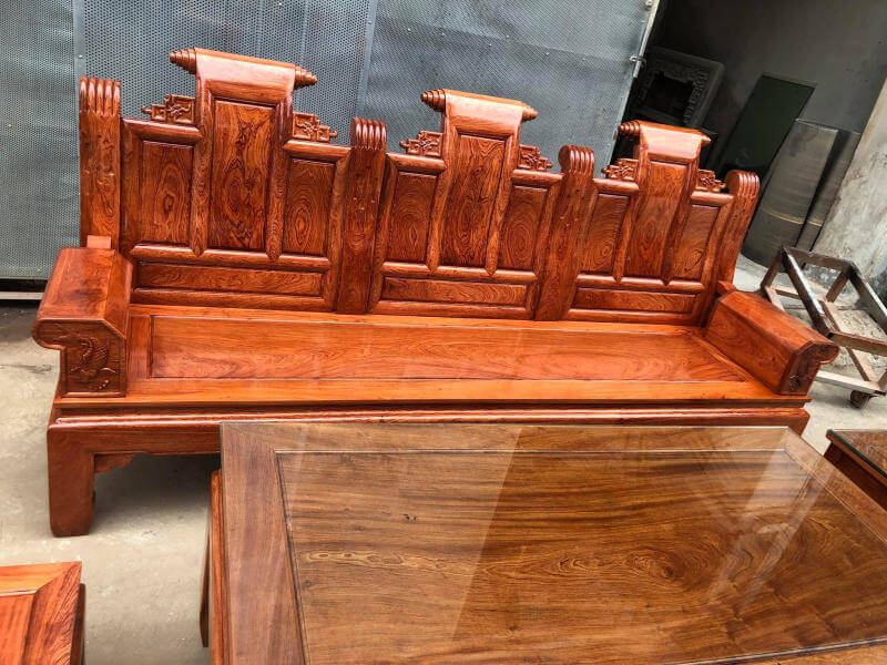 Bàn ghế gỗ tay 10
