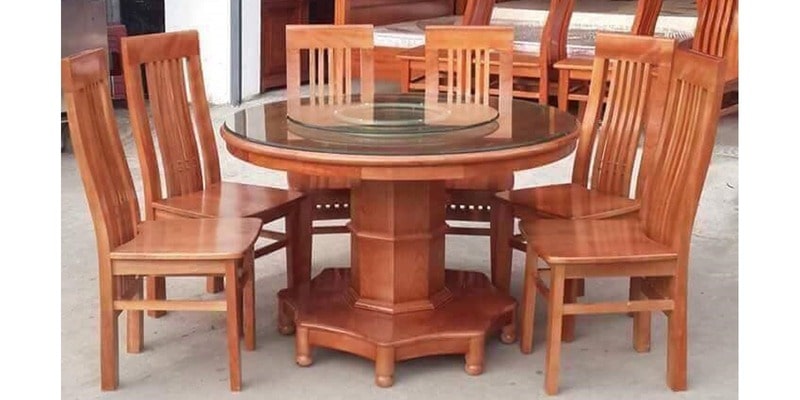 bộ bàn ăn gỗ