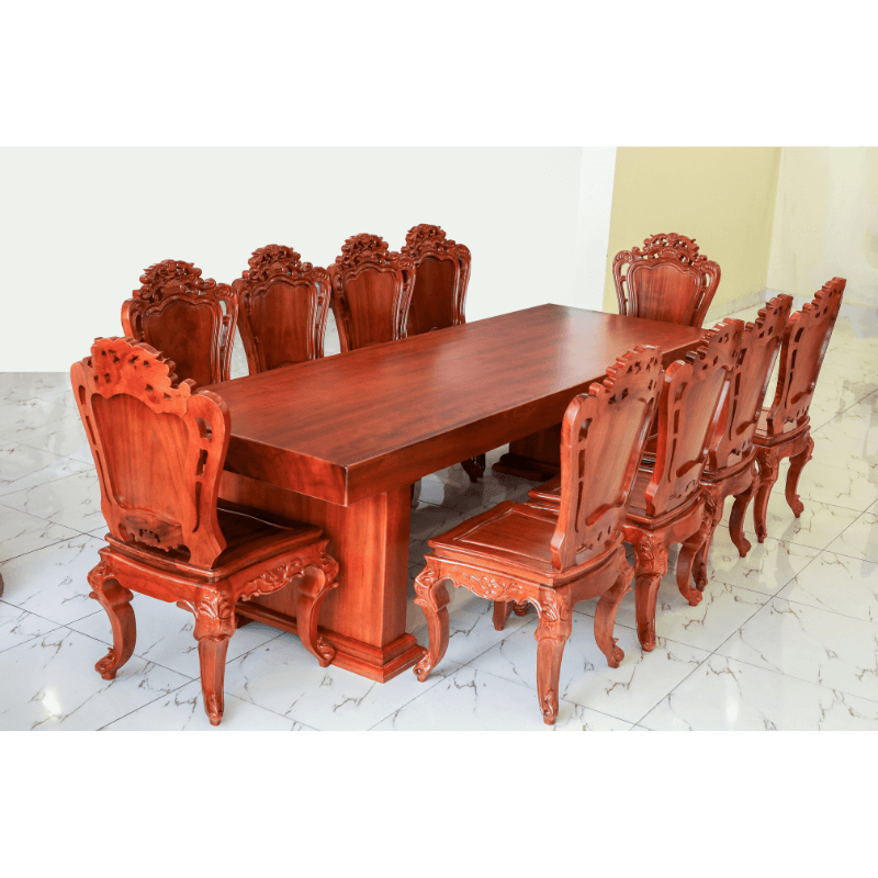 bàn ăn gỗ tự nhiên đẹp